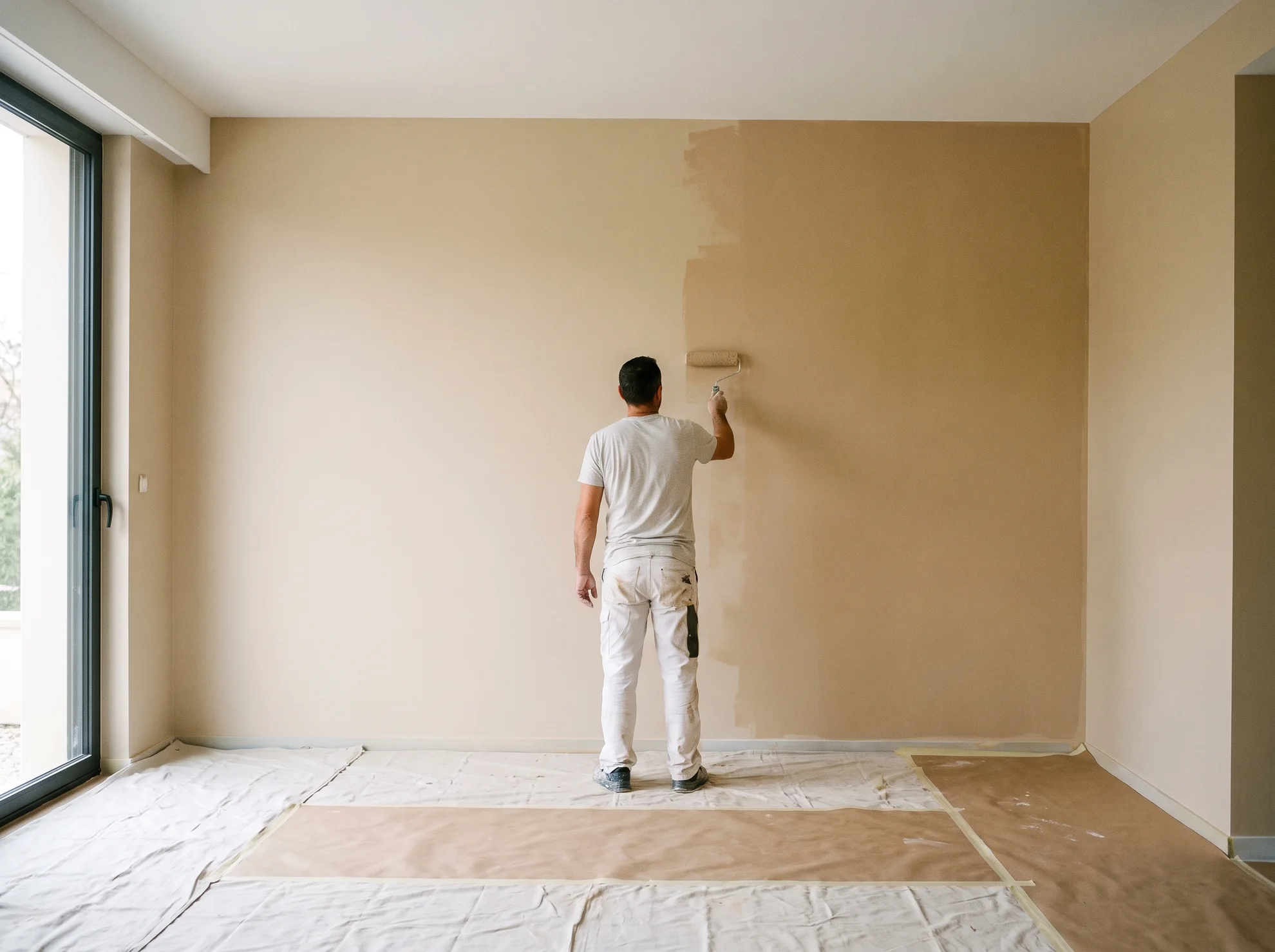 Illustration : peinture d’un intérieur lumineux